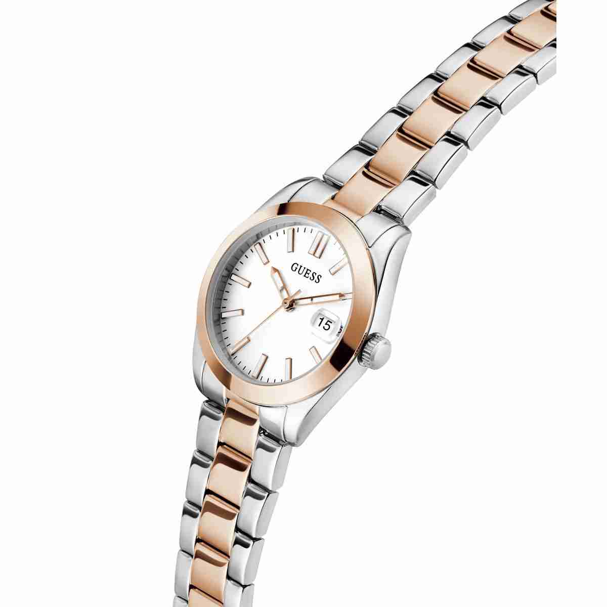 Guess Alice White Dial Two-Tone Stainless Steel Strap Women's Watch GW0934L6 - view 5