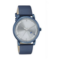 Fastrack Style Up Silver Dial Blue Leather Strap Men's Watch 3278QL01 - view 1