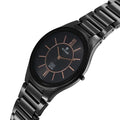 Titan Edge Ceramic Black Dial Black Ceramic Strap Men's Watch 1696NC01 - view 1