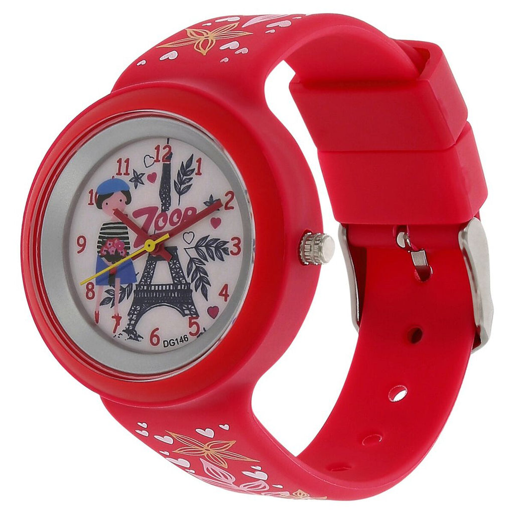 Zoop By Titan White Dial Red Plastic Strap Kids' Watch 26006PP01 - view 2