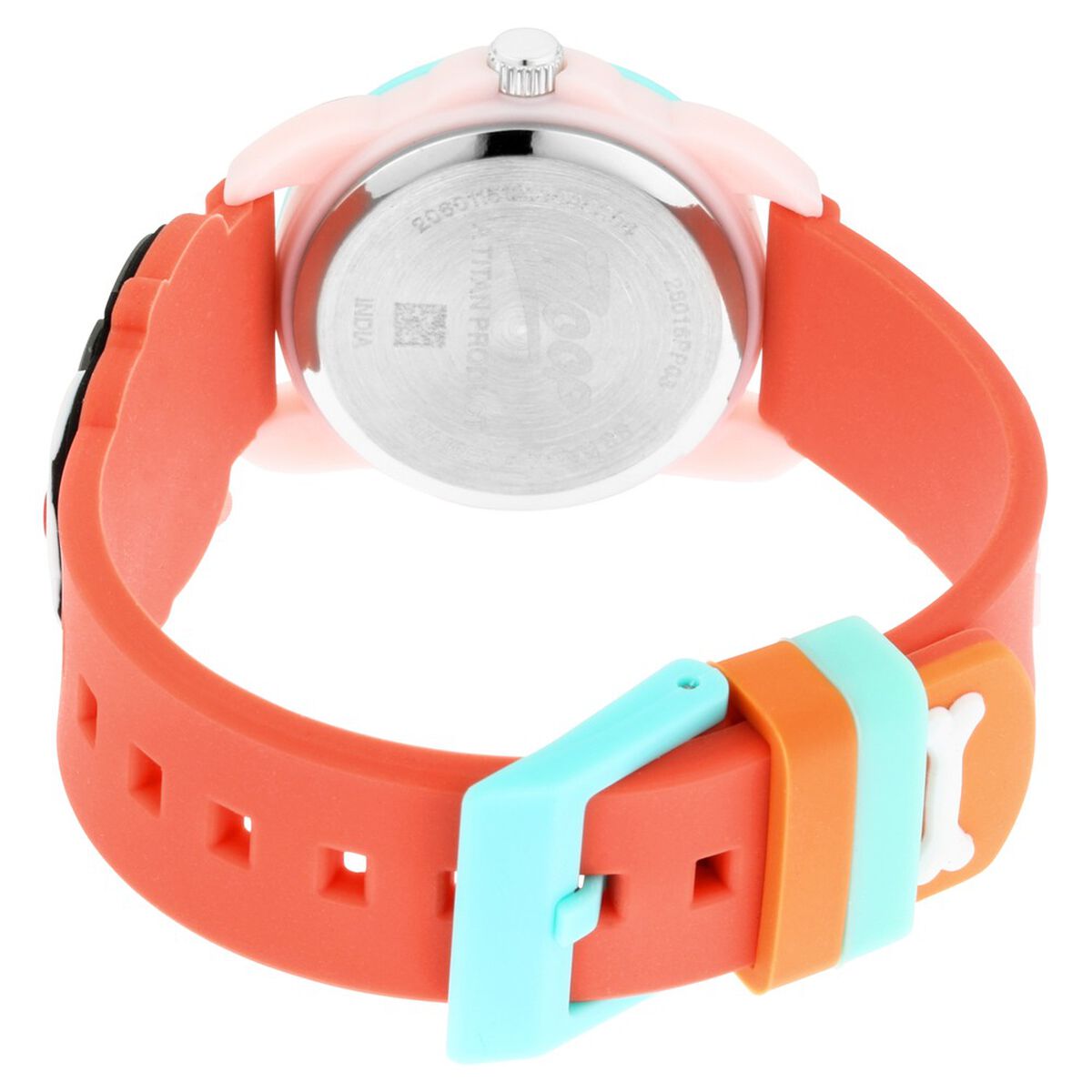 Zoop 3D Puppy Paws White Dial Orange Strap Kids' Watch 26016PP03 - view 5