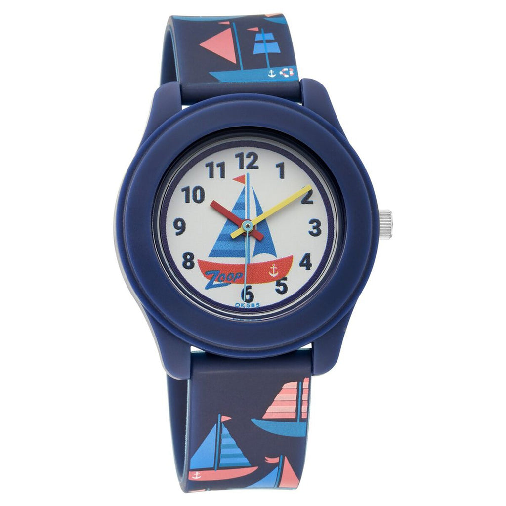 Zoop Ship Print White Dial Blue Strap Kids' Watch 26019PP01 - view 1