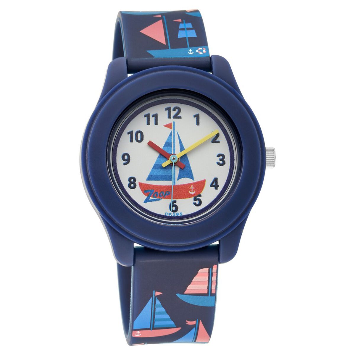 Zoop Ship Print White Dial Blue Strap Kids' Watch 26019PP01 - view 1