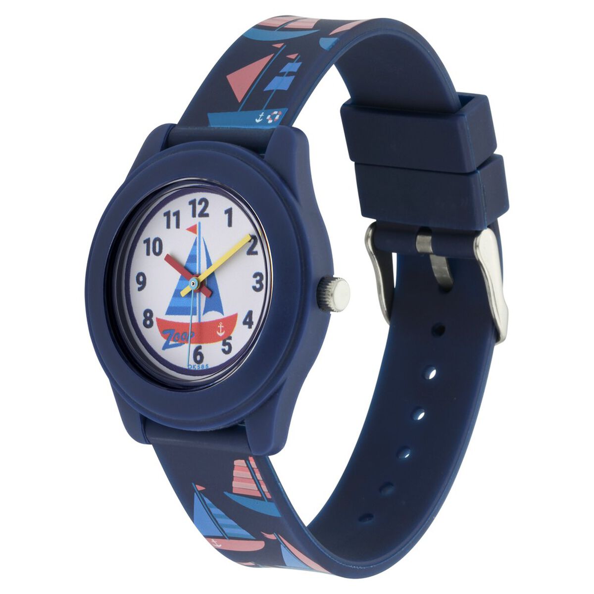 Zoop Ship Print White Dial Blue Strap Kids' Watch 26019PP01 - view 3