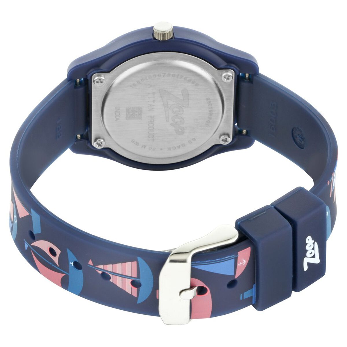 Zoop Ship Print White Dial Blue Strap Kids' Watch 26019PP01 - view 5