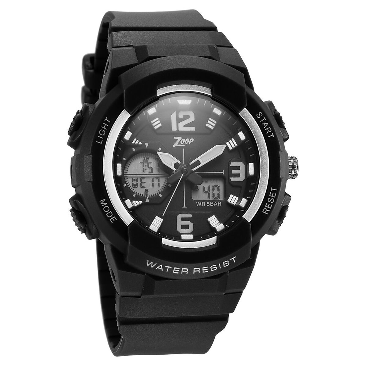 Zoop By Titan Black Dial Black Plastic Strap Kids' Watch 26026PP02W - view 1