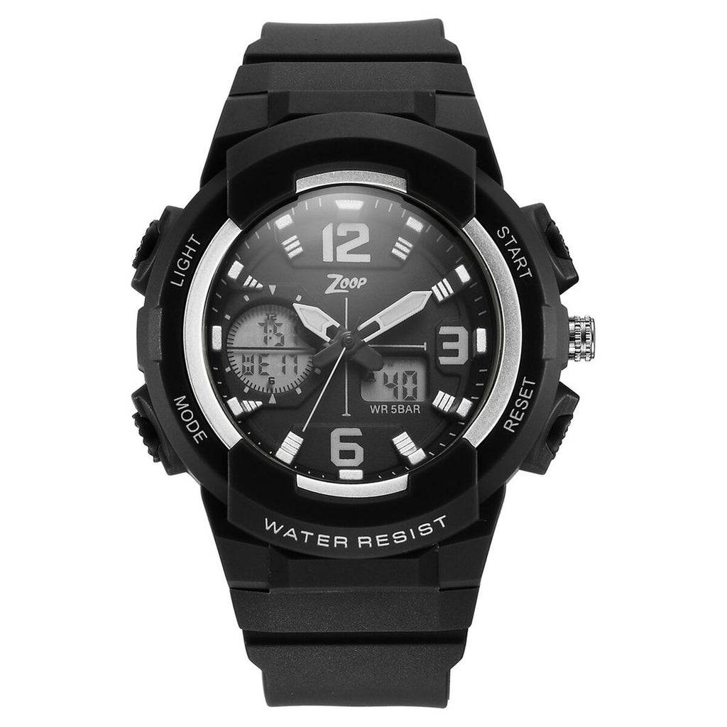 Zoop By Titan Black Dial Black Plastic Strap Kids' Watch 26026PP02W - view 2