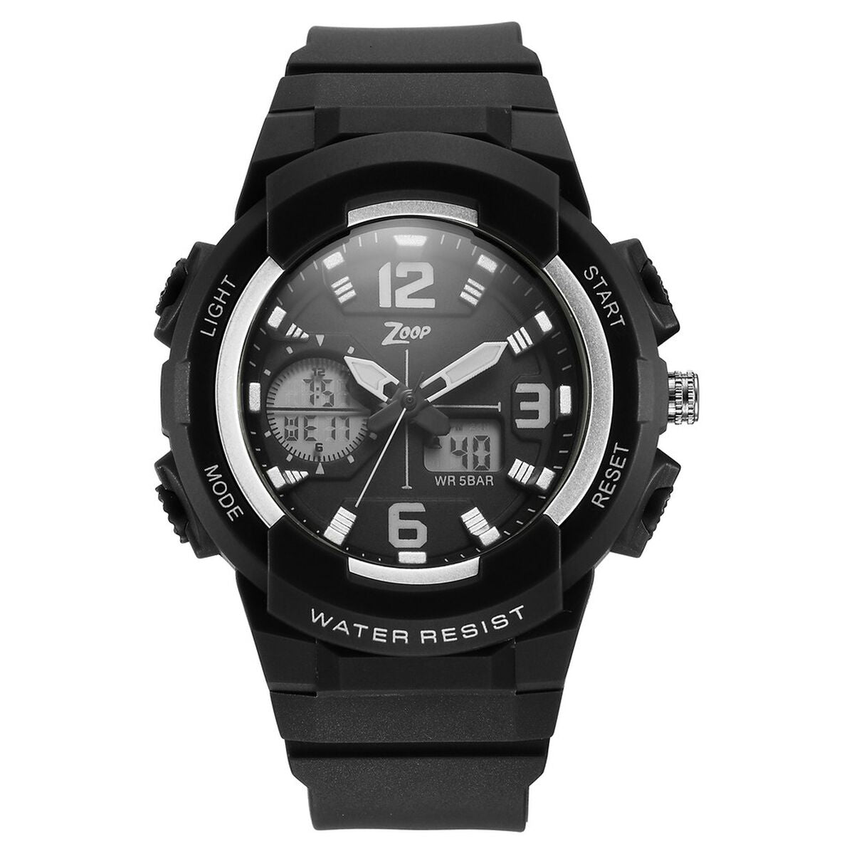 Zoop By Titan Black Dial Black Plastic Strap Kids' Watch 26026PP02W - view 2