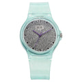 Zoop Glitter Grey Dial Green Strap Kids' Watch 26030PP02W - view 1