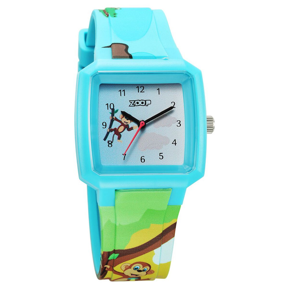 Zoop Forest Story Monkey & Crocodile Blue Dial Kids' Watch 26039PP01W - view 2