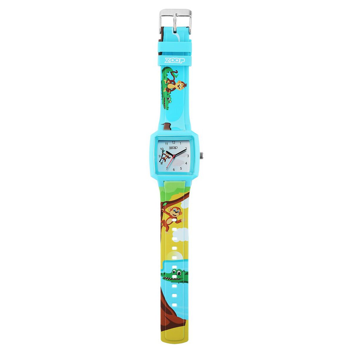 Zoop Forest Story Monkey & Crocodile Blue Dial Kids' Watch 26039PP01W - view 3