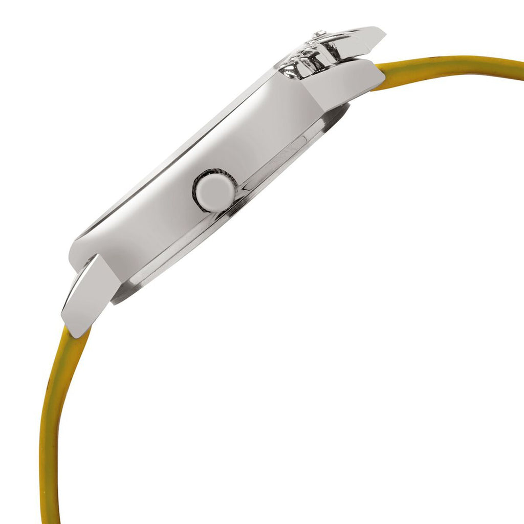 Zoop By Titan Disney Rapunzel Silver Dial Yellow PU Leather Strap Kids' Watch 26048SL01 - view 4