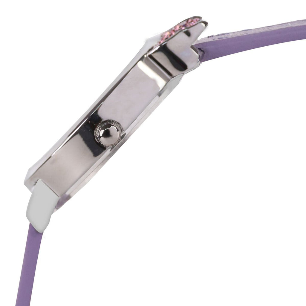 Zoop By Titan Disney Daisy Duck Silver Dial Purple PU Leather Strap Kids' Watch 26055SL01 - view 4