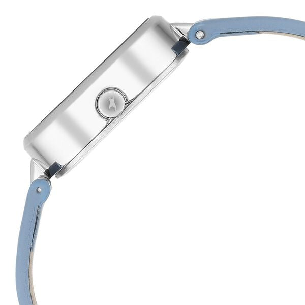 Fastrack Uptown Retreat Blue Dial Blue Leather Strap Women's Watch - view 3