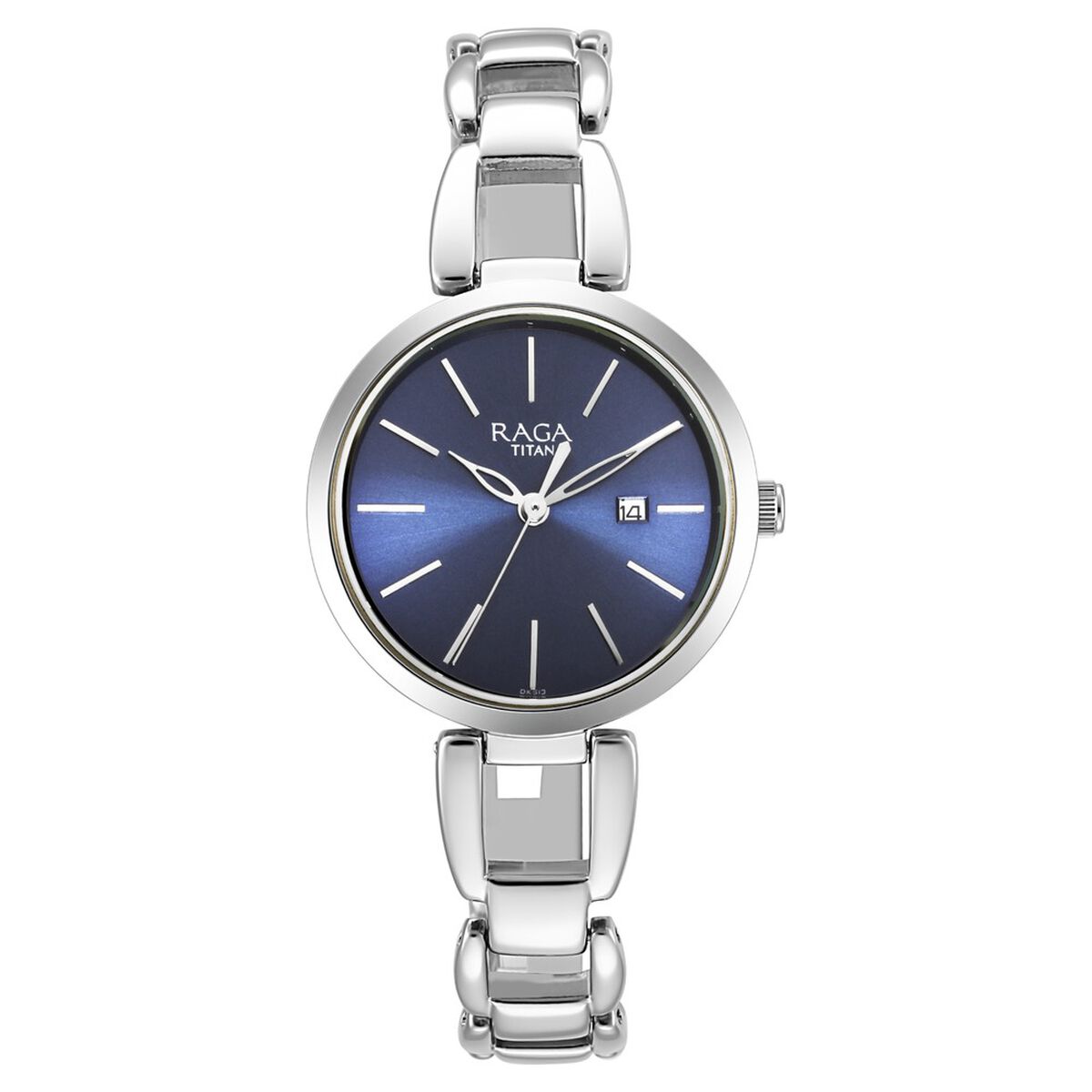 Titan Raga Viva Blue Dial Silver Metal Strap Women's Watch 2642SM02 - view 2
