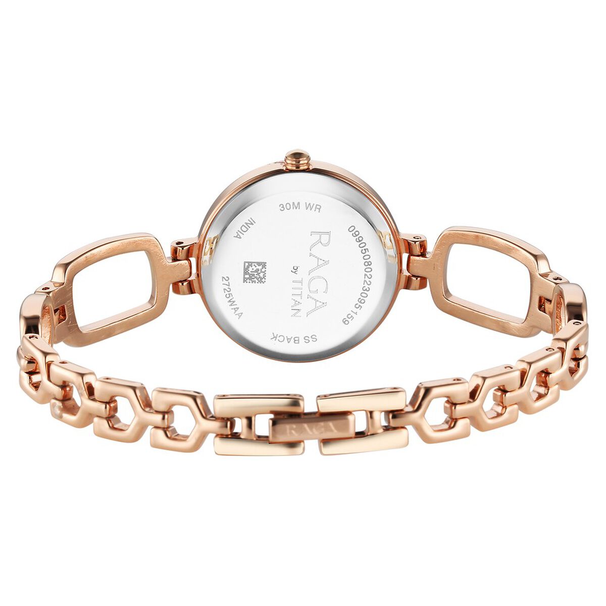Titan Raga Rose Gold Dial Rose Gold Metal Strap Women's Watch view 6