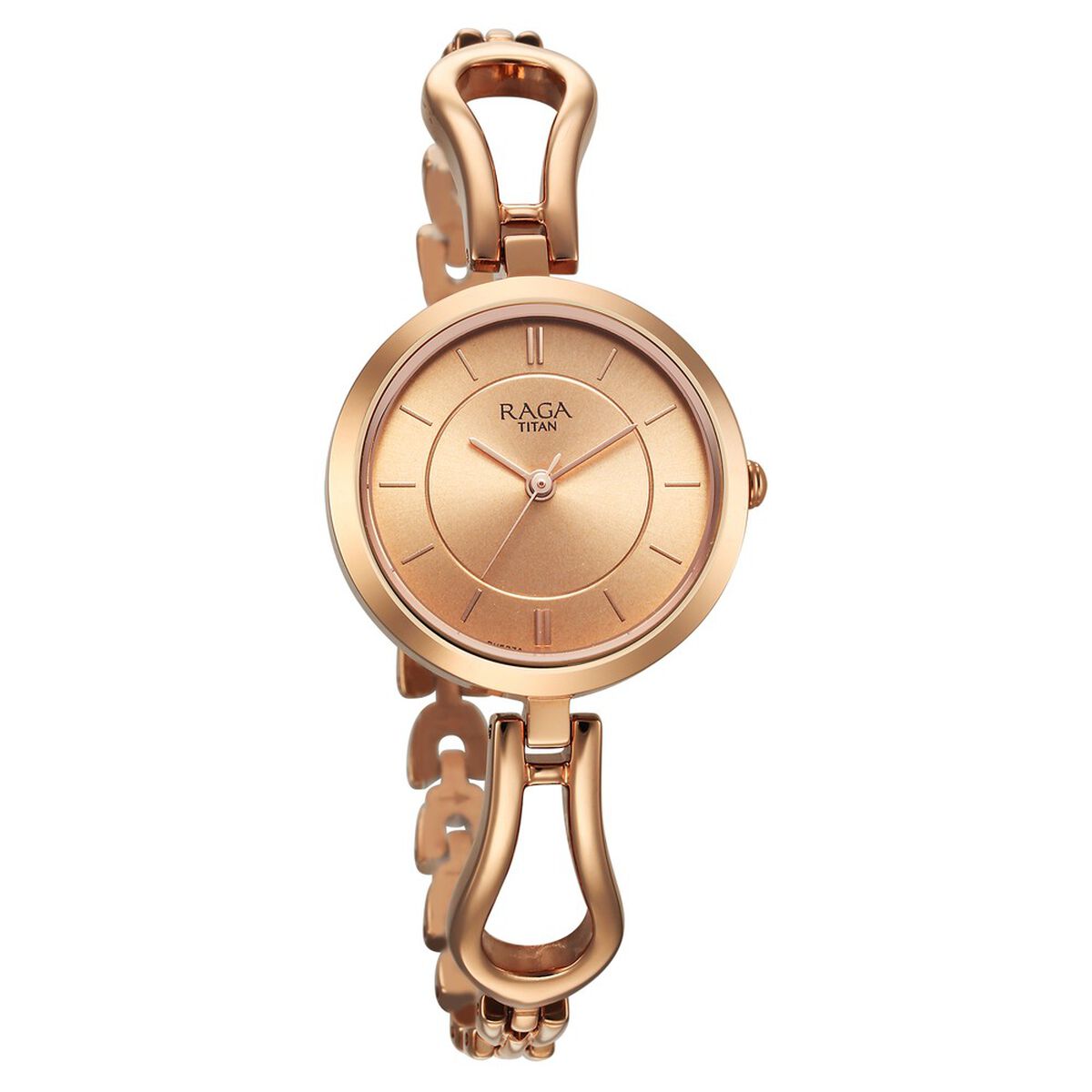 Titan Raga Rose Gold Dial Rose Gold Metal Strap Women's Watch 2727WM01 - view 2