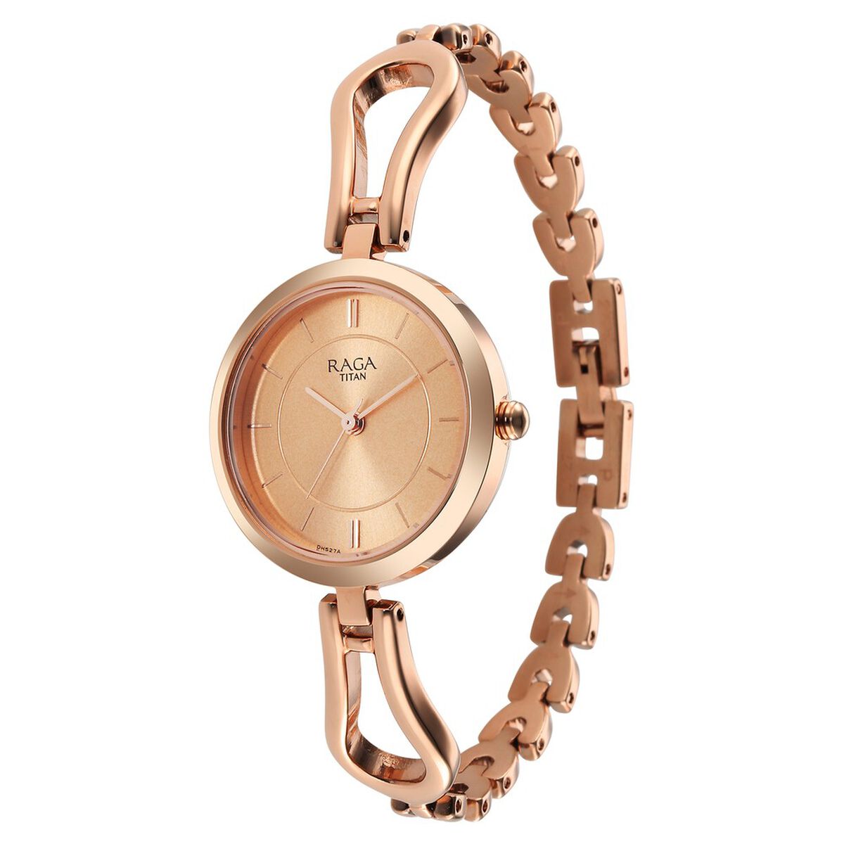 Titan Raga Rose Gold Dial Rose Gold Metal Strap Women's Watch 2727WM01 - view 3