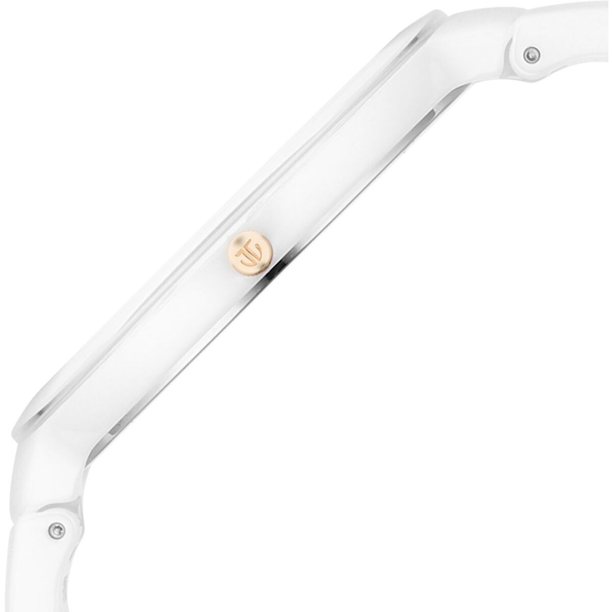 Titan Edge Squircle White Dial White Ceramic Strap Women's Watch 2757QC01 - view 3
