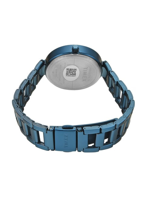 Timex Blue Dial Blue Stainless Steel Strap Women's Watch TW000X277 - view 2