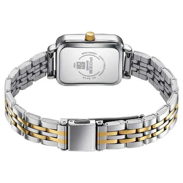 Sonata Poze Mother of Pearl Dial Two-Tone Metal Strap Women's Watch SP80133BM01 - view 5
