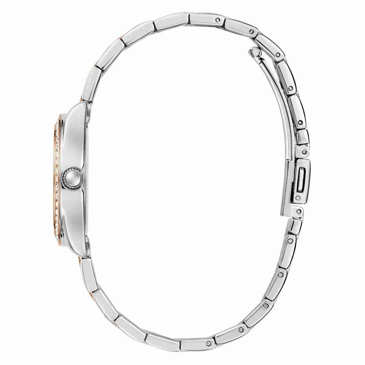 Guess Mini Luna Silver-Tone Dial Two-Tone Stainless Steel Strap Women's Watch GW0841L3 - view 2