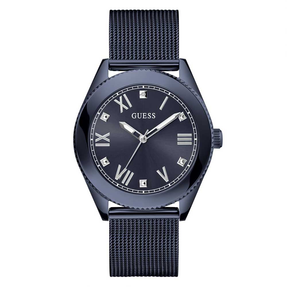 Guess Noble Black Dial Blue Stainless Steel Strap Men's Watch GW0495G3 - view 1