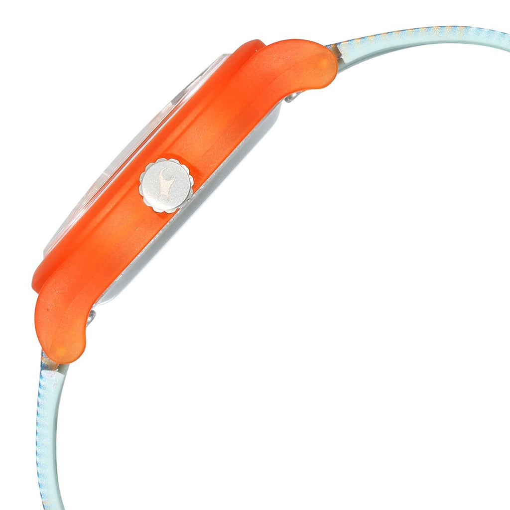 Fastrack Tees Urbanique Orange Dial Silicone Strap Girls' Watch 38037PP18W - view 4