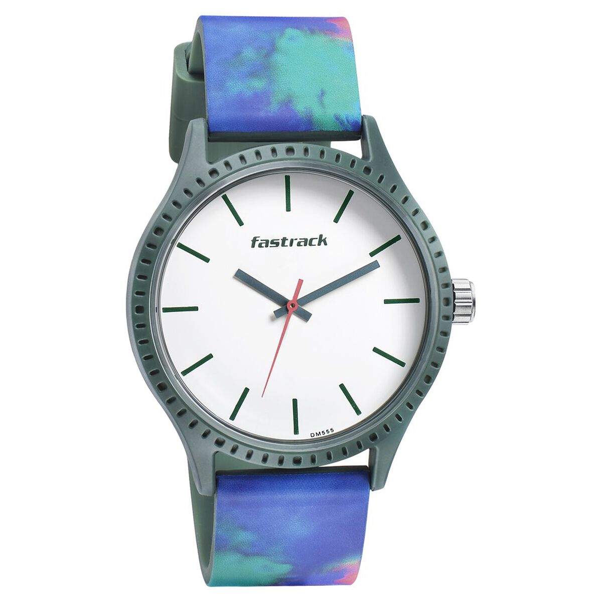 Fastrack Tie & Dye White Dial Multicoloured Strap Watch 38061PP08 - view 1