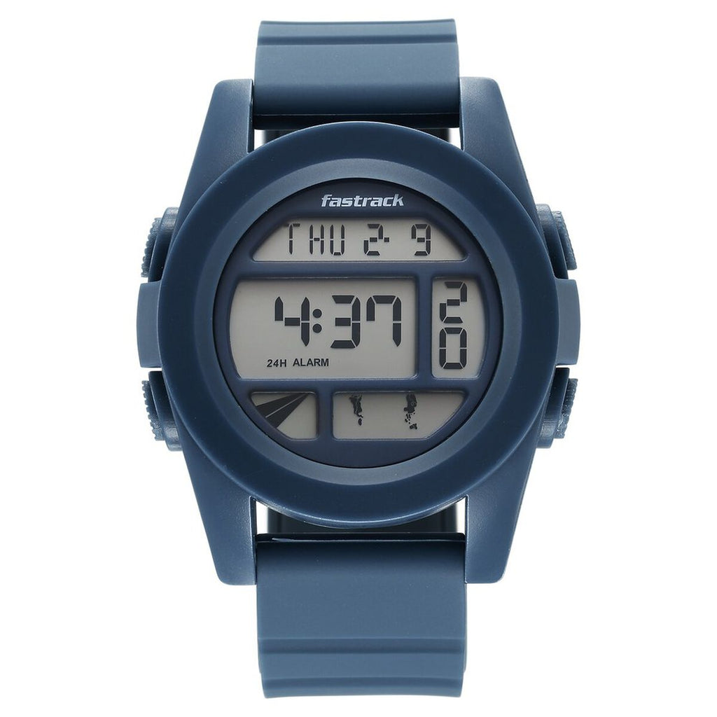 Fastrack StreetStyle Digital Blue Dial Blue Silicone Strap Men's Watch 38120PP03 - view 1