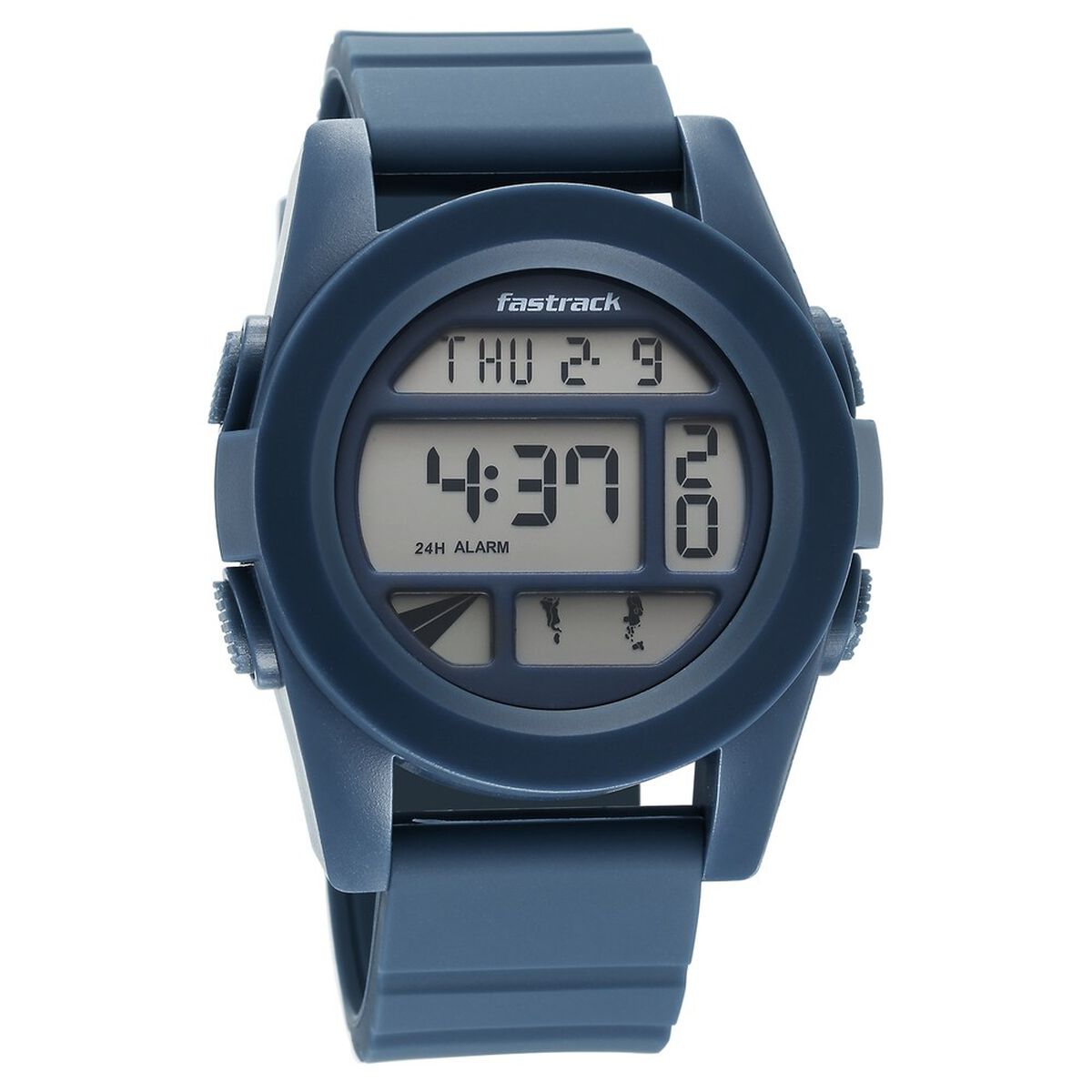 Fastrack StreetStyle Digital Blue Dial Blue Silicone Strap Men's Watch 38120PP03 - view 2