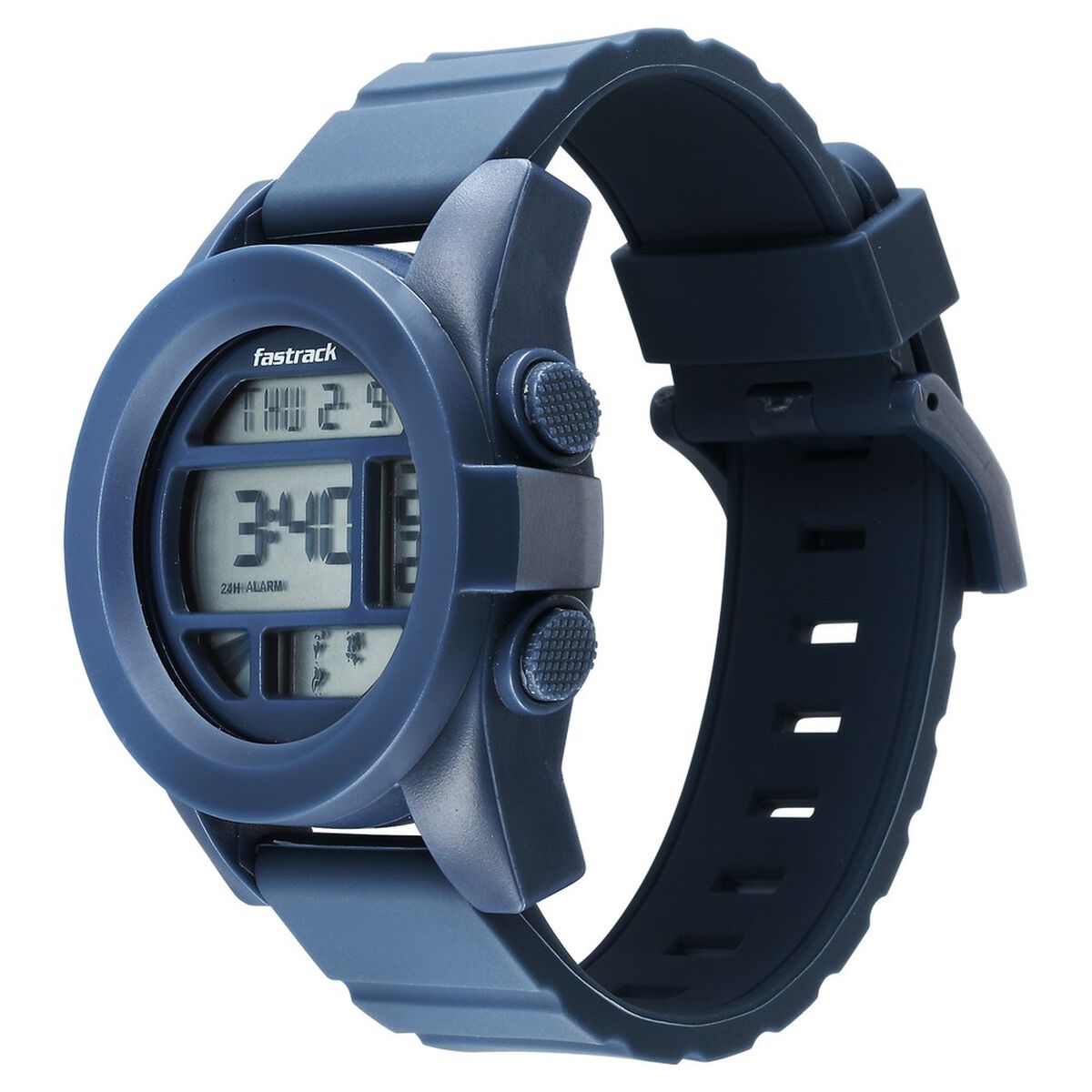 Fastrack StreetStyle Digital Blue Dial Blue Silicone Strap Men's Watch 38120PP03 - view 3