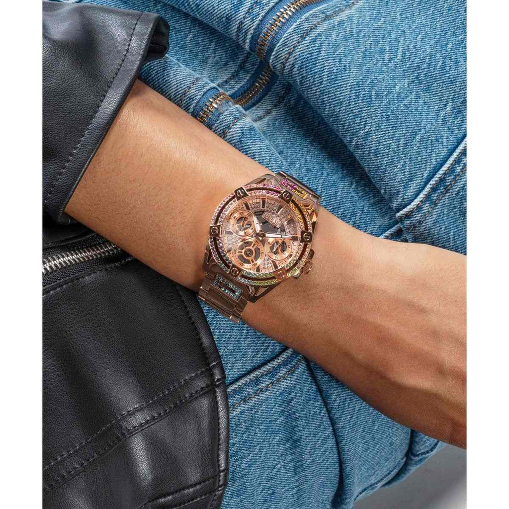 Guess Queen Rose Gold Dial Rose Gold-Tone Stainless Steel Women's Watch GW0464L5 - view 7