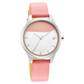 Fastrack Stunners Pink Dial Pink Leather Strap Women's Watch NR6280SL01 - view 1