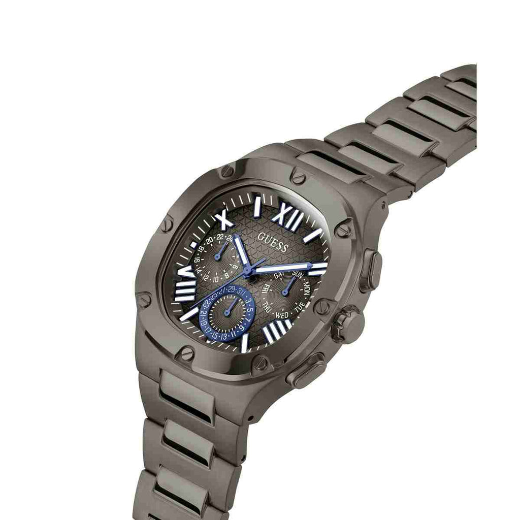 Guess Grey Dial Gunmetal Stainless Steel Strap Men's Watch GW0572G5 - view 7
