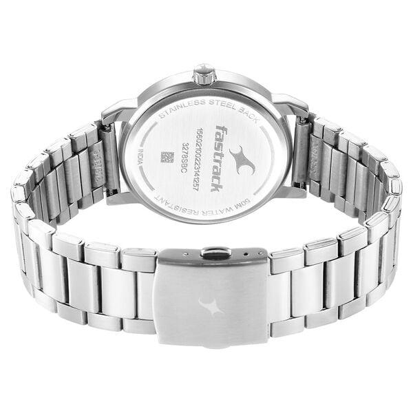 Fastrack Stunners White Dial Silver Metal Strap Men's Watch 3278SM04 - view 5