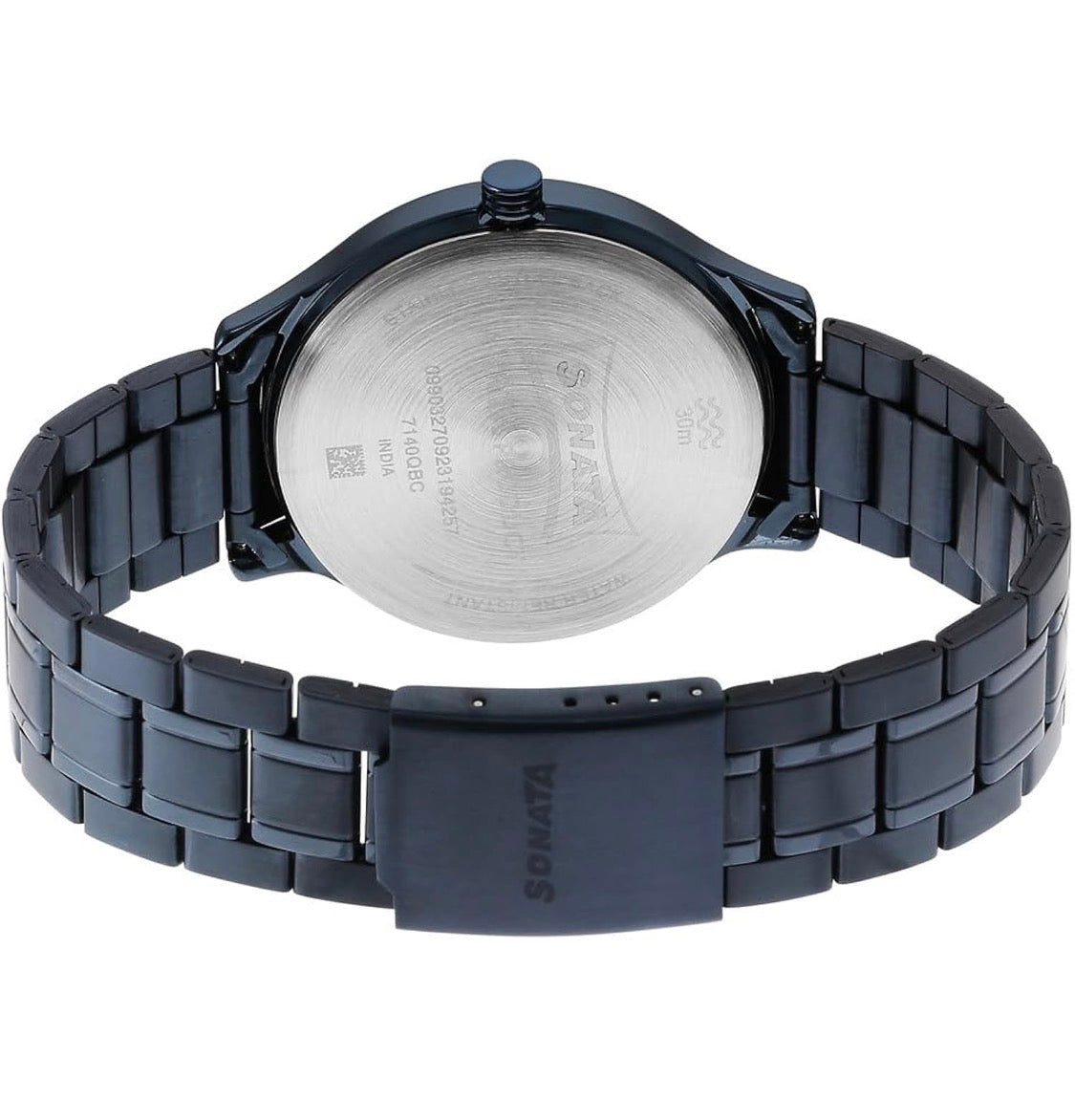 Sonata Unveil Blue Skeleton Dial Blue Stainless Steel Strap Men's Watch 7140QM02 - view 4