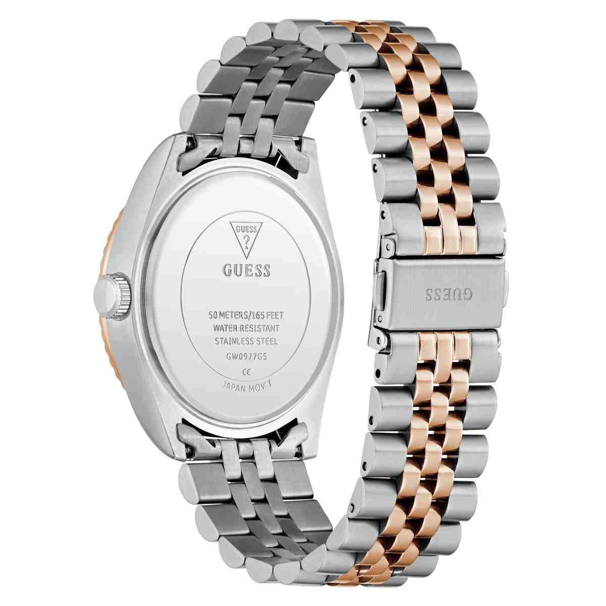 Guess Blue Dial Two-Tone Strap Men's Watch GW0977G5 - view 3