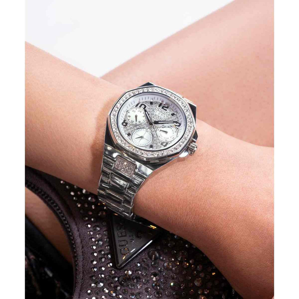Guess Lady Empire Silver-Tone Dial Silver-Tone Stainless Steel Strap Women's Watch GW0777L1 - view 5