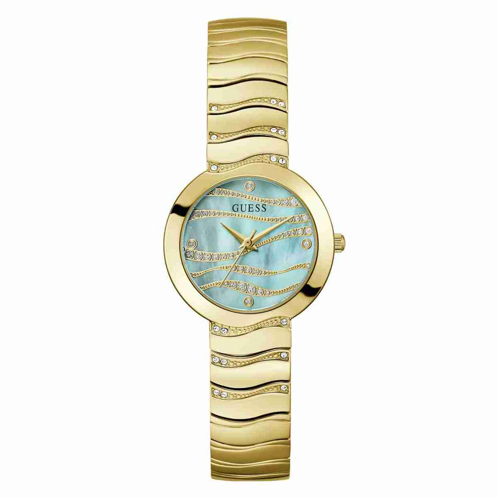 Guess Laguna Green Dial Gold-Tone Stainless Steel Strap Women's Watch GW0871L2 - view 1