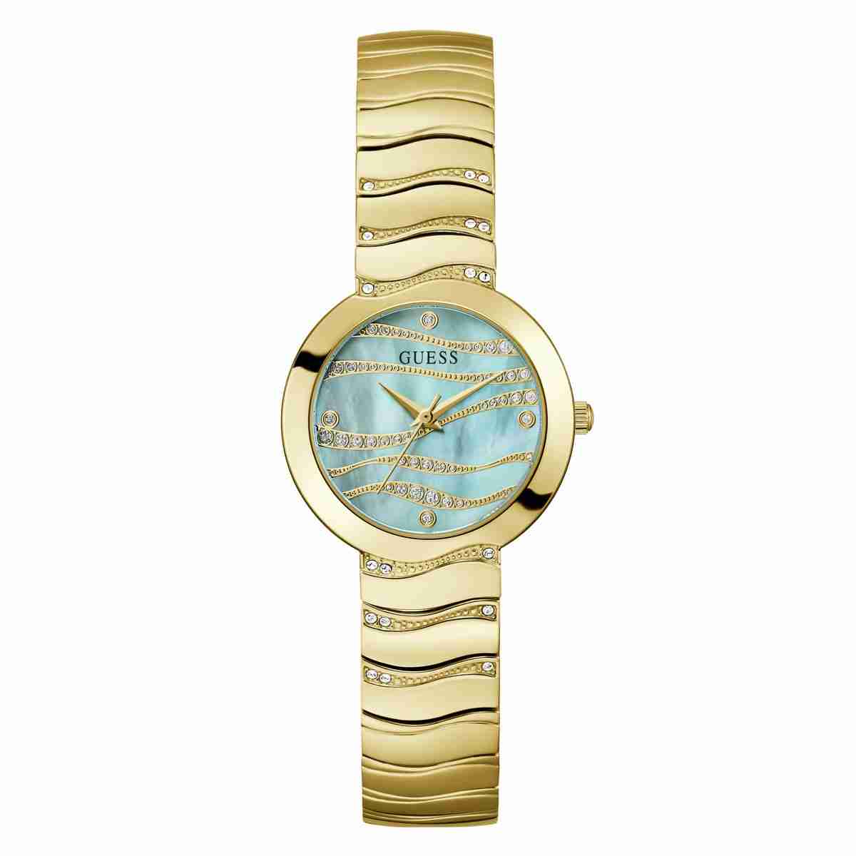 Guess Laguna Green Dial Gold-Tone Stainless Steel Strap Women's Watch GW0871L2 - view 1