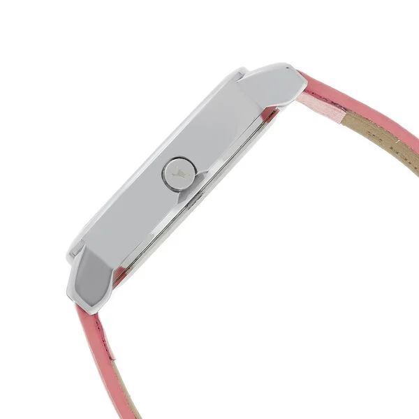 Fastrack Blue Dial Pink Leather Strap Women's Analog Watch - view 4
