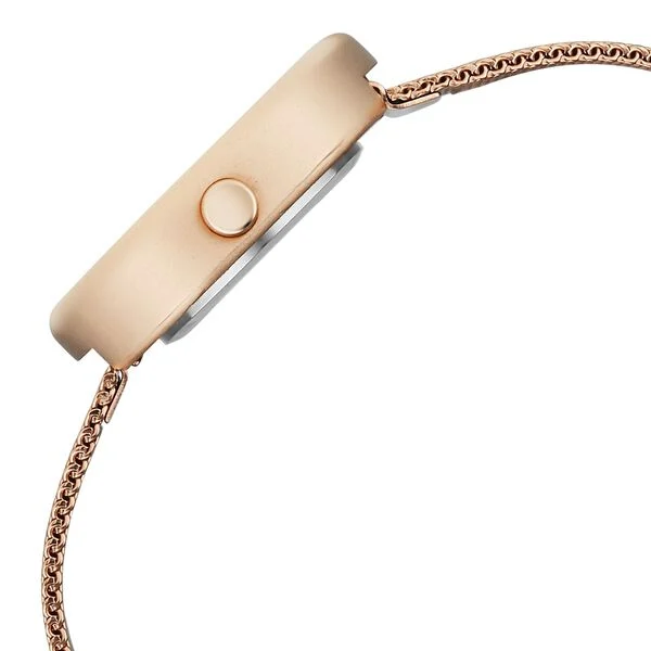 Fastrack Vyb Muse White Dial Rose Gold Stainless Steel Strap Women's Watch FV60087WM01 - view 5
