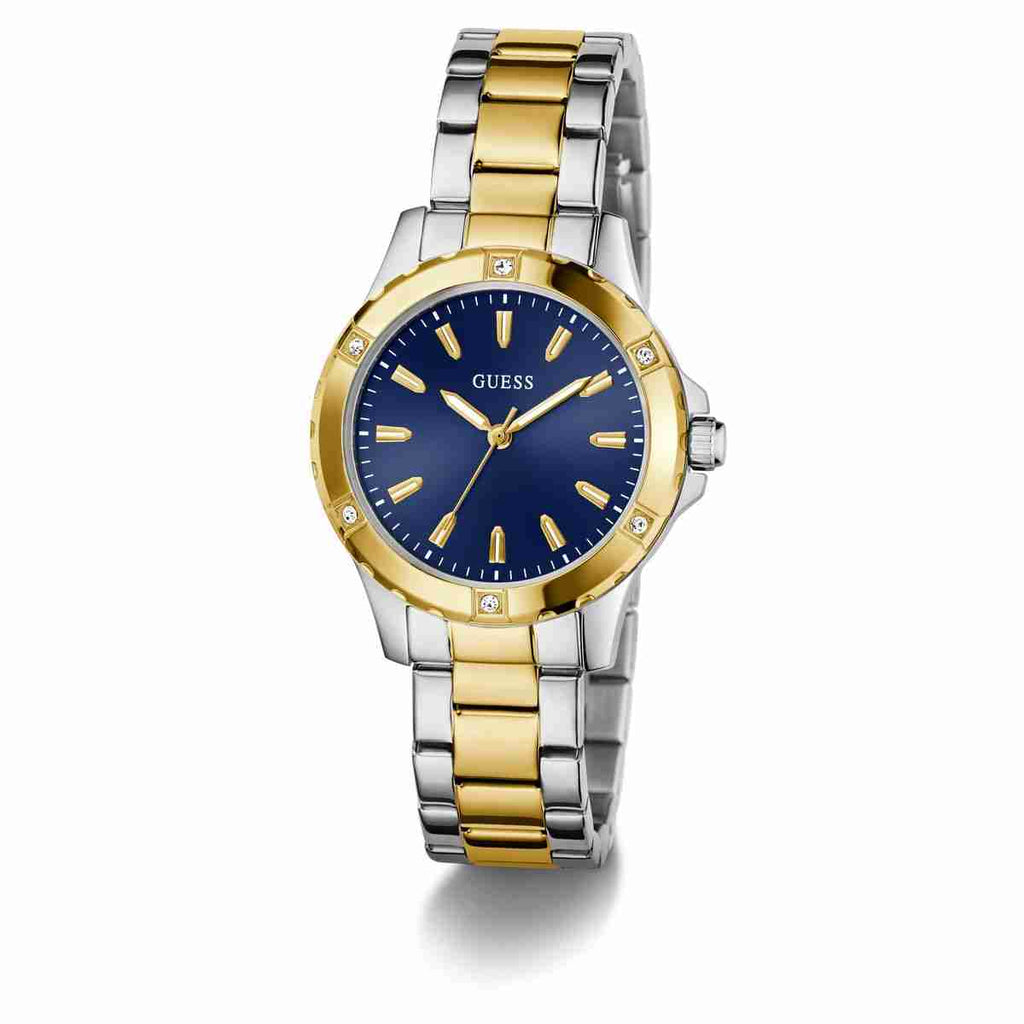 Guess Mist Blue Dial Two-Tone Stainless Steel Strap Women's Watch GW0948L3 - view 7