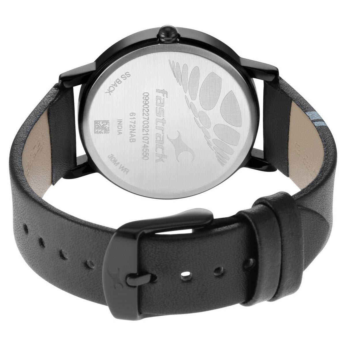 Fastrack Wear Your Look Black Dial Black Leather Strap Women's Watch 6172NL01 - view 5