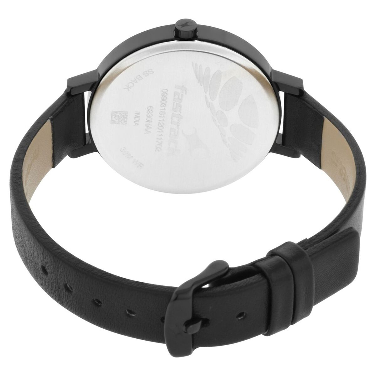 Fastrack Paint Me Black Dial Black Leather Strap Women's Watch 6230NL01 - view 5