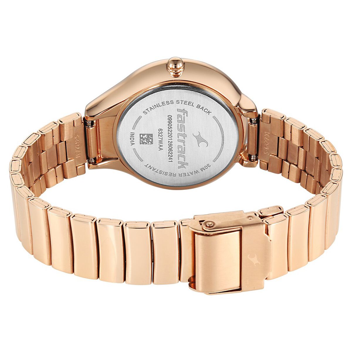 Fastrack Gelato Caramel Dial Rose Gold Stainless Steel Strap Women's Watch 6327WM01 - view 7