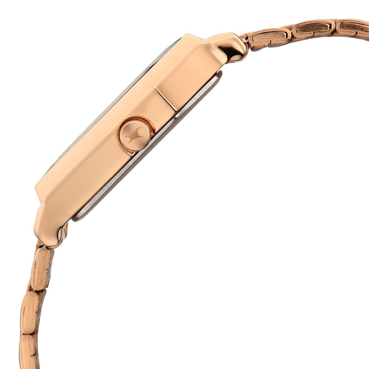 Fastrack Oceanyx 2.0 Blue Dial Rose Gold Stainless Steel Strap Women's Watch 6333WM01 - view 5