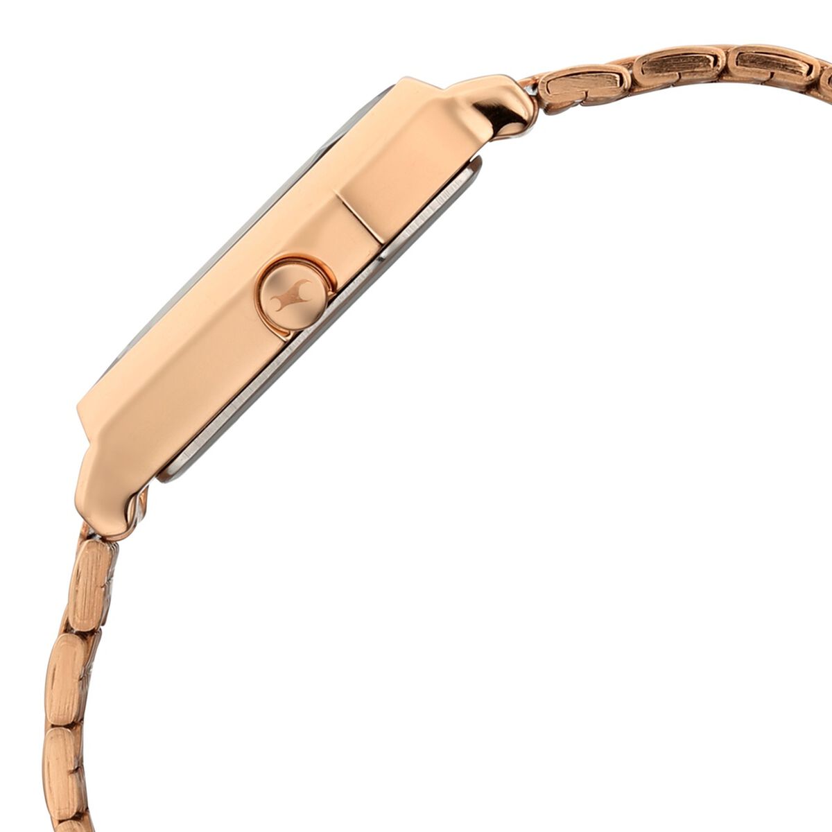 Fastrack Oceanyx 2.0 Green Dial Rose Gold Stainless Steel Strap Women's Watch 6333WM02 - view 5