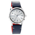Fastrack I Love Me Silver Dial Blue Leather Strap Men's Watch - view 1